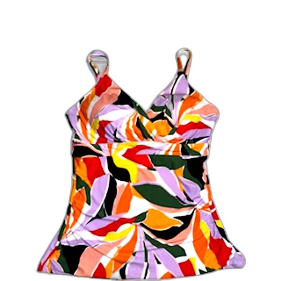 Anne Cole Women's Size 38DD/40D Multi-Colored Tankini - Picture 12 of 12
